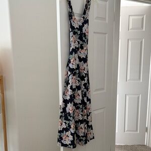 Pact Fit & Flare open back maxi dress